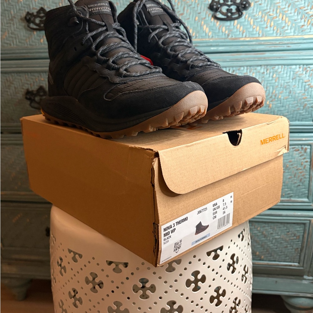 Merrell Nova 3 Thermo Black Hiking Shoes